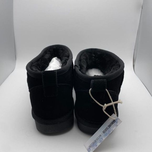 CUSHIONAIRE Women's Cozy pull on boot black 8 - Picture 4 of 6